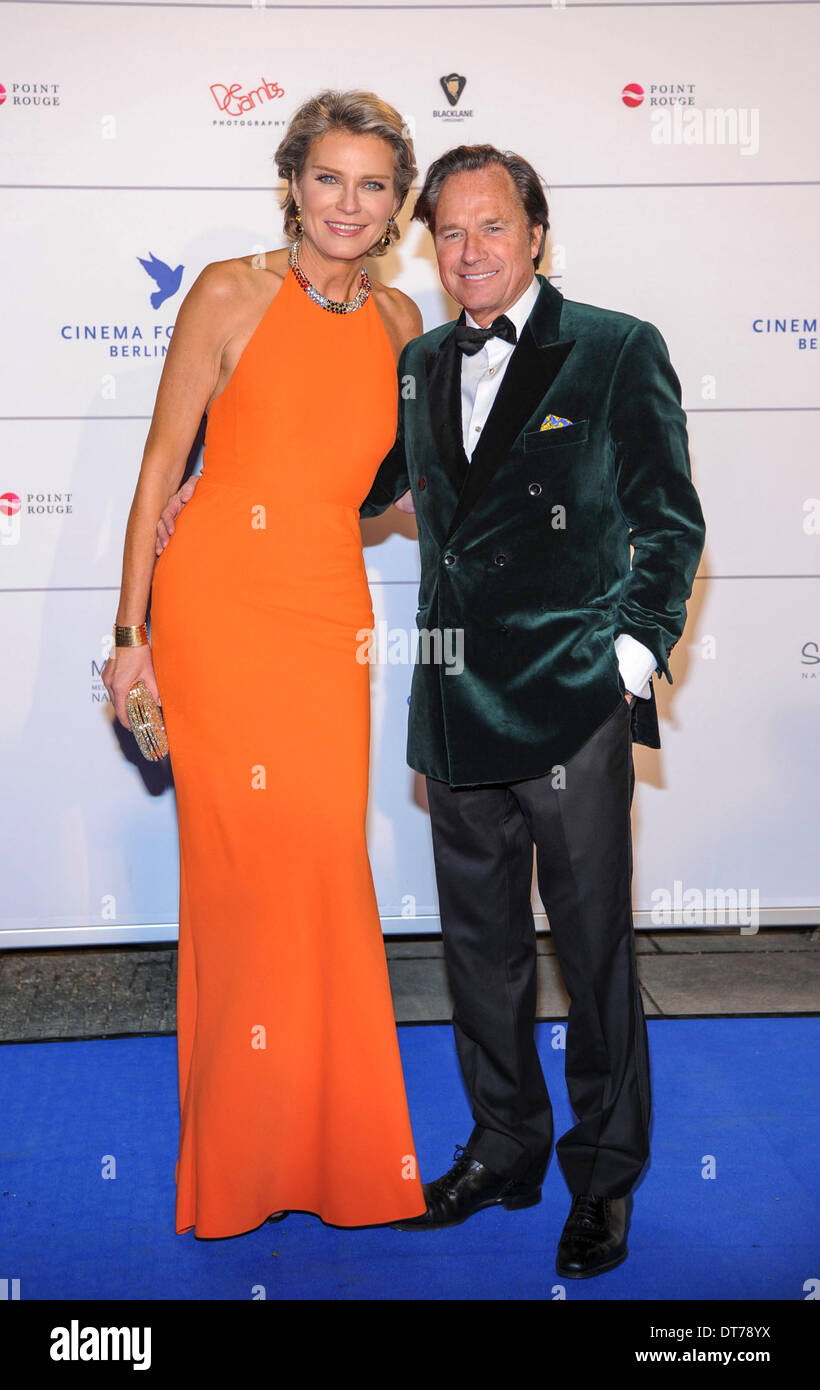 Berlin, Germany. 10th Feb, 2014. Stephanie Countess of Pfuhl and Henrik TeNeues  at the Cinema for Peace Gala 2014  at the Konzerthaus am Gendarmenmarkt  on Monday 10th February 2014 in Berlin Credit:  dpa picture alliance/Alamy Live News Stock Photo