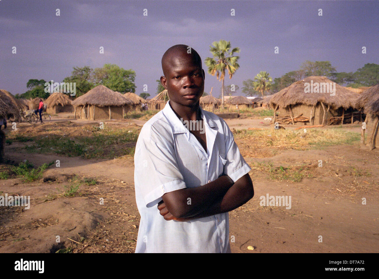 ipjr10247729 uganda february 2006 abraham aminu. the children of amora internially displaced camp (idp) in north eastern Stock Photo