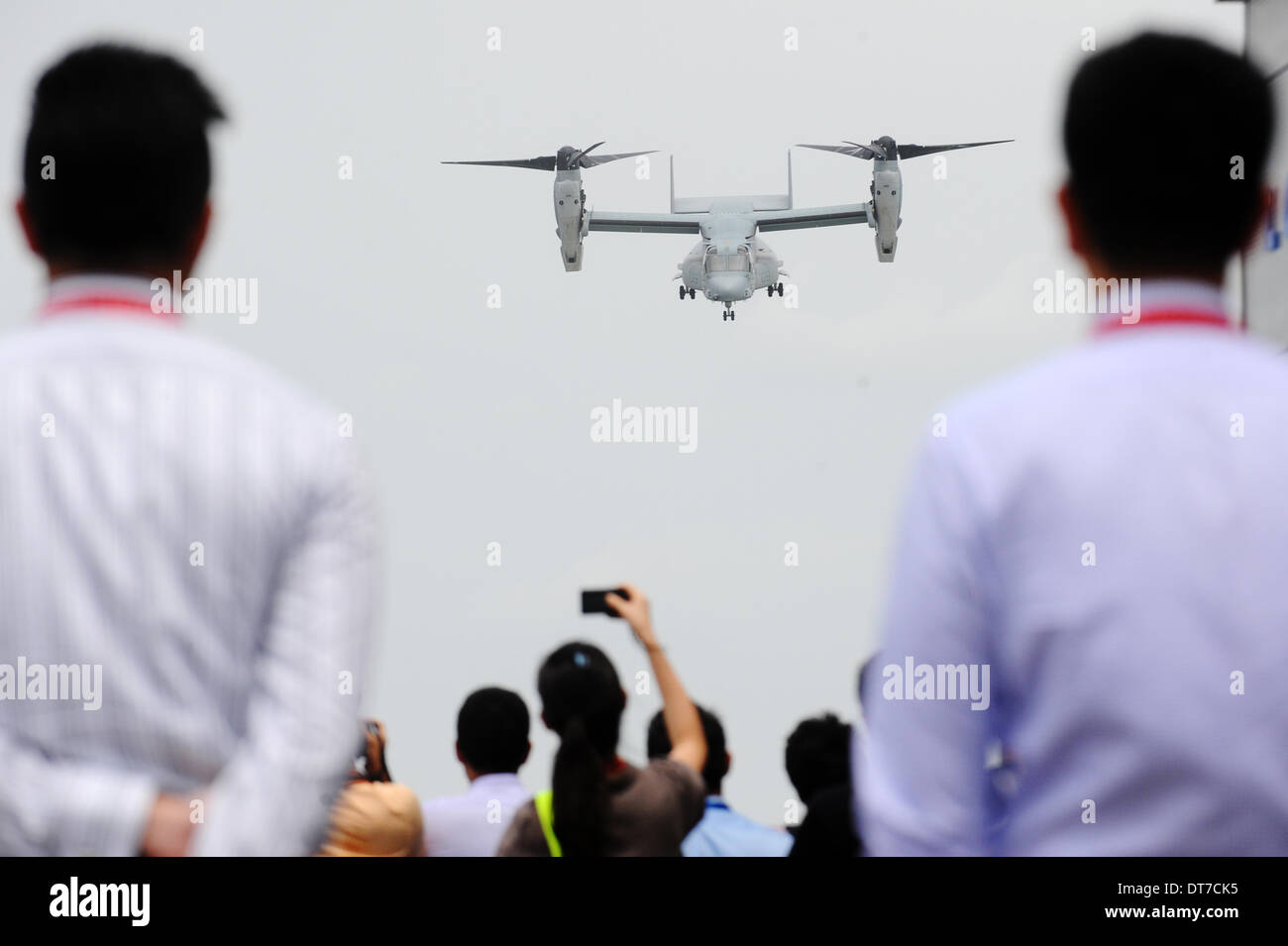 Singapore. 11th Feb, 2014. A U.S. Marine Corps' MV22 "Osprey" tilt