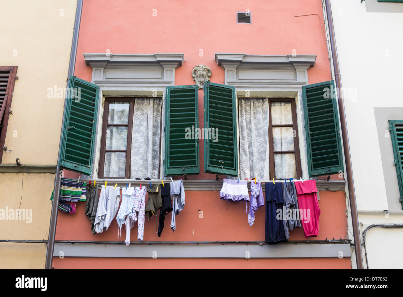 Laundry drying at the window hires stock photography and images Alamy
