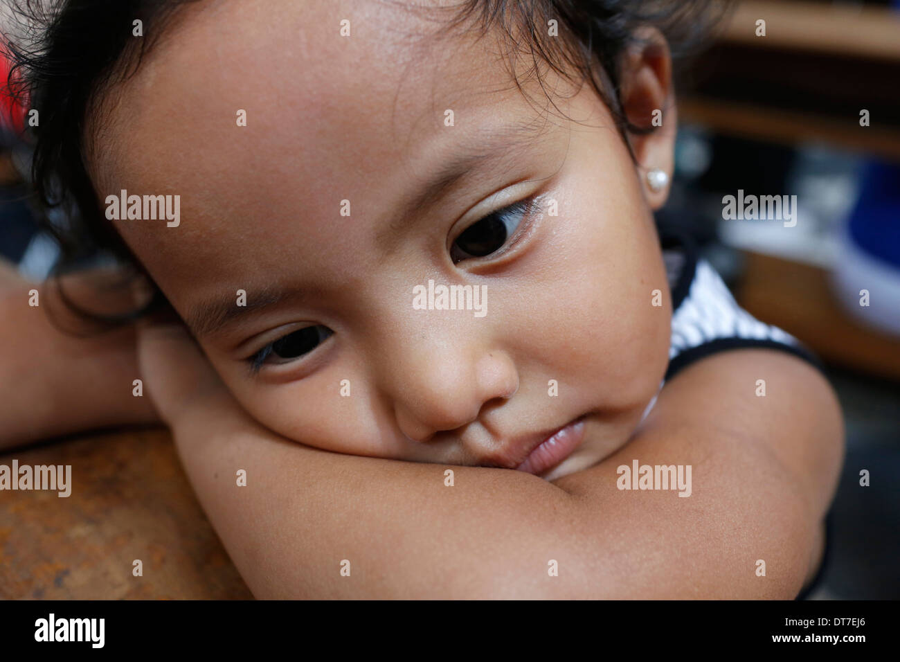 Philippina girl Stock Photo