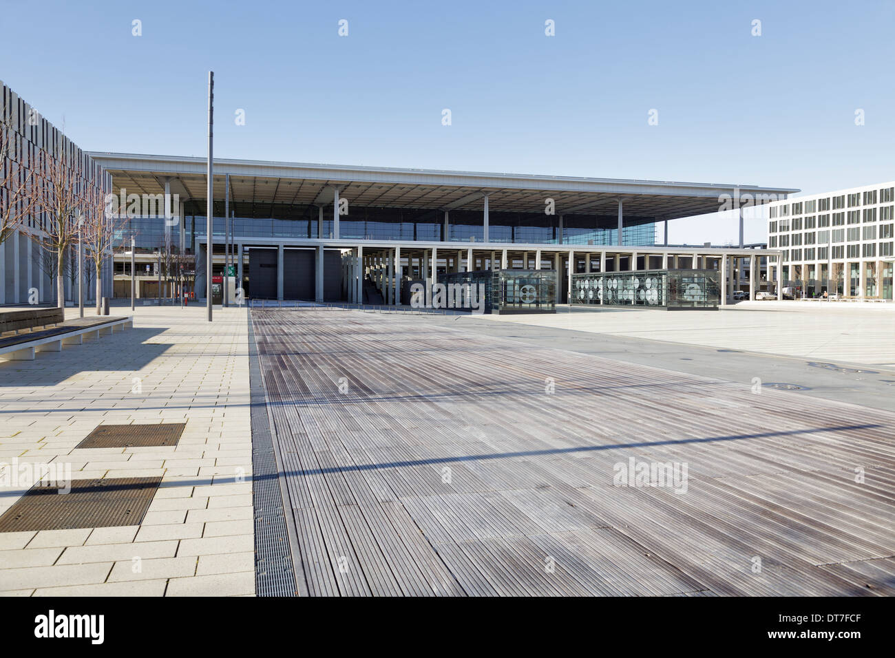 Berlin Brandenburg Willy Brandt Airport, Berlin, Germany Stock Photo