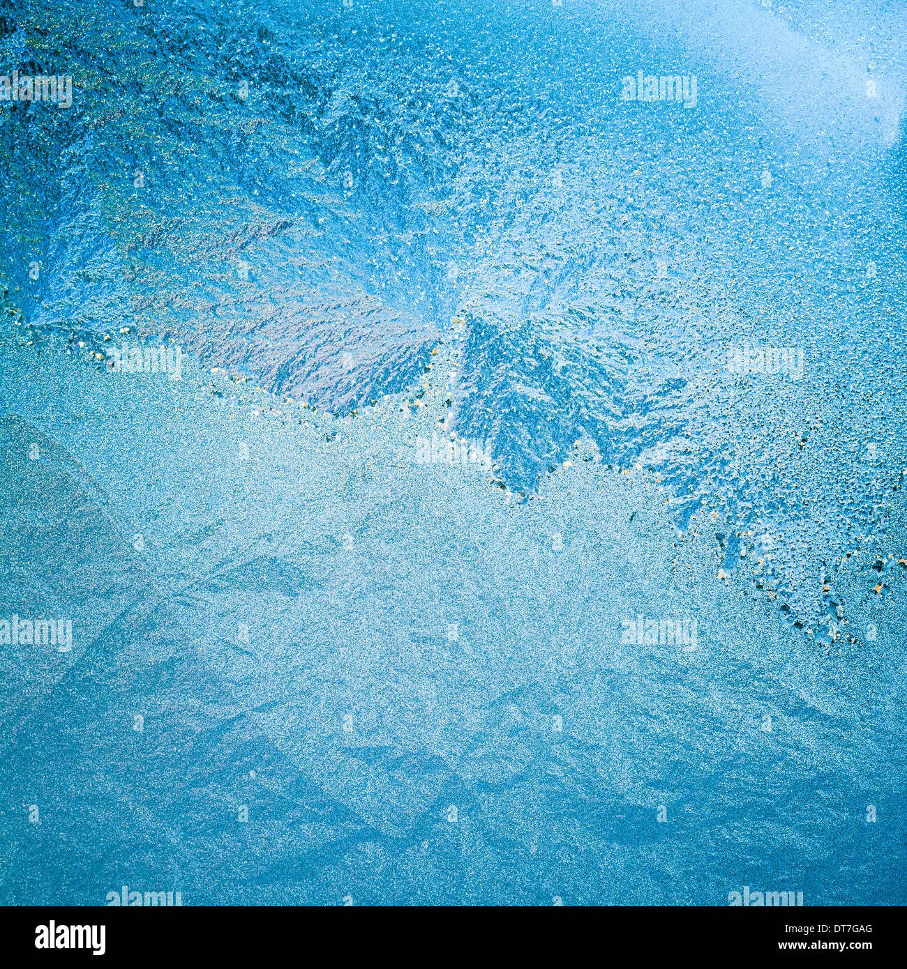 Ice background, natural blue frosty pattern Stock Photo - Alamy