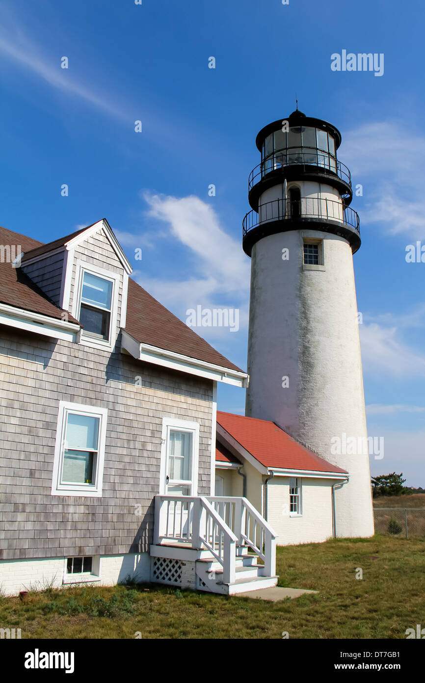 Cape cod highland light lighthouse hi-res stock photography and images ...