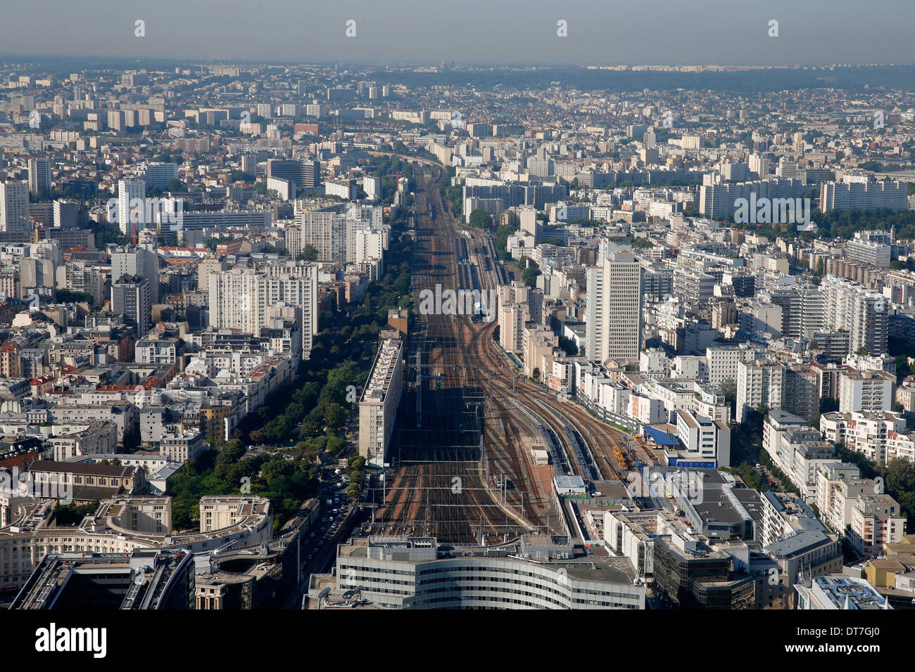 Paris city. Gare Montparnasse. Stock Photo
