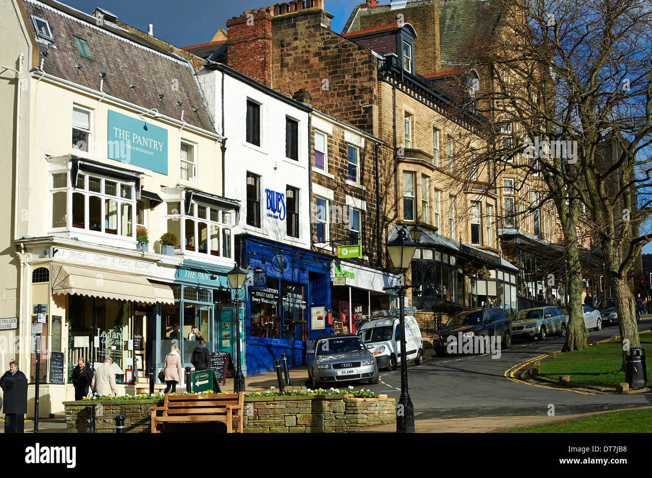 The Montpelier Quarter of Harrogate, North Yorkshire, Northern England, UK Stock Photo