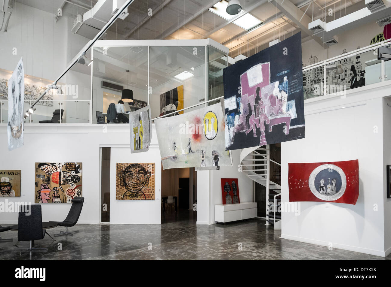 Mojo art gallery at Alserkal Avenue warehouses in Al Quoz district in