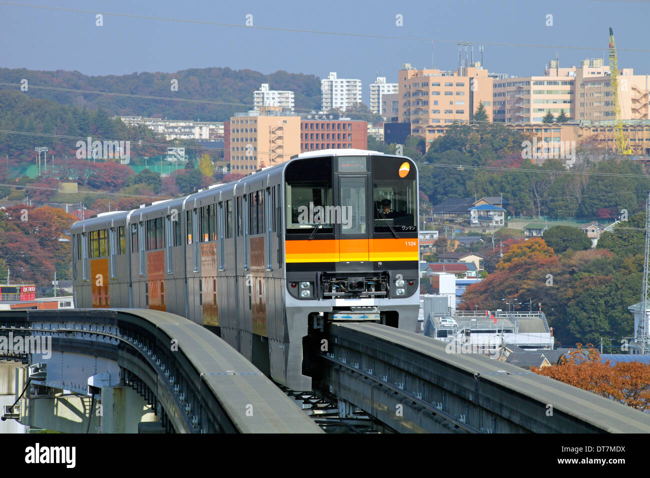 Tama Toshi Monorail Line Tokyo Japan Stock Photo - Alamy