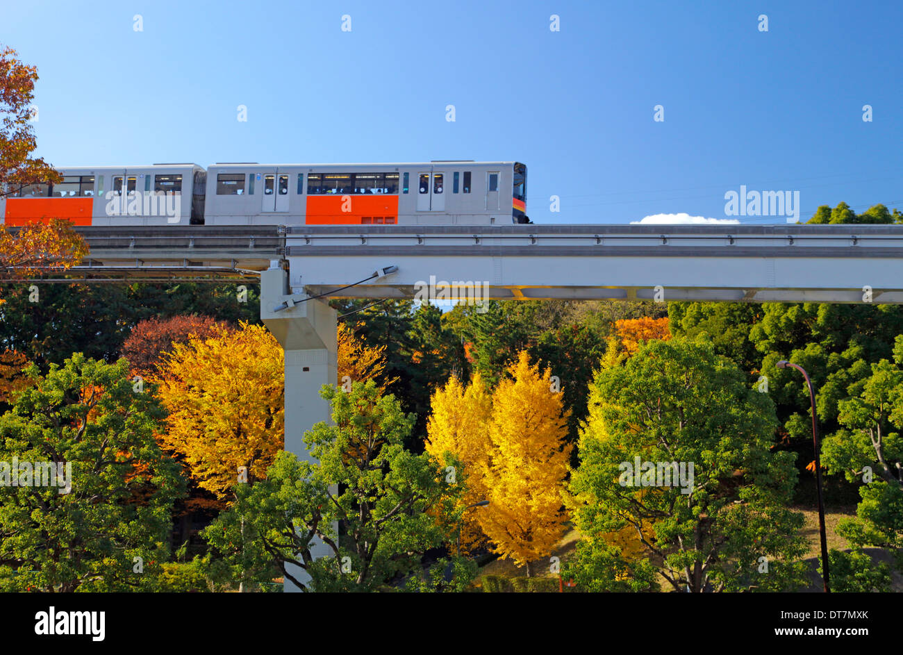 Tama Toshi Monorail Line Tokyo Japan Stock Photo Alamy