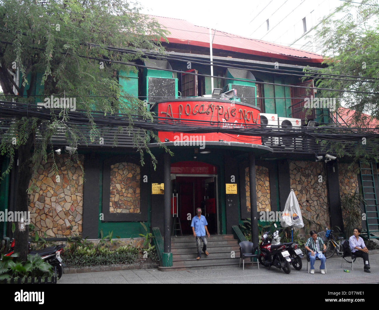 The Apocalypse Now Bar in 2C Thi Sach Street in District 1 in Ho Chi Minh  City is an institution, one of the oldest and wildest nightclubs in Saigon  Stock Photo - Alamy