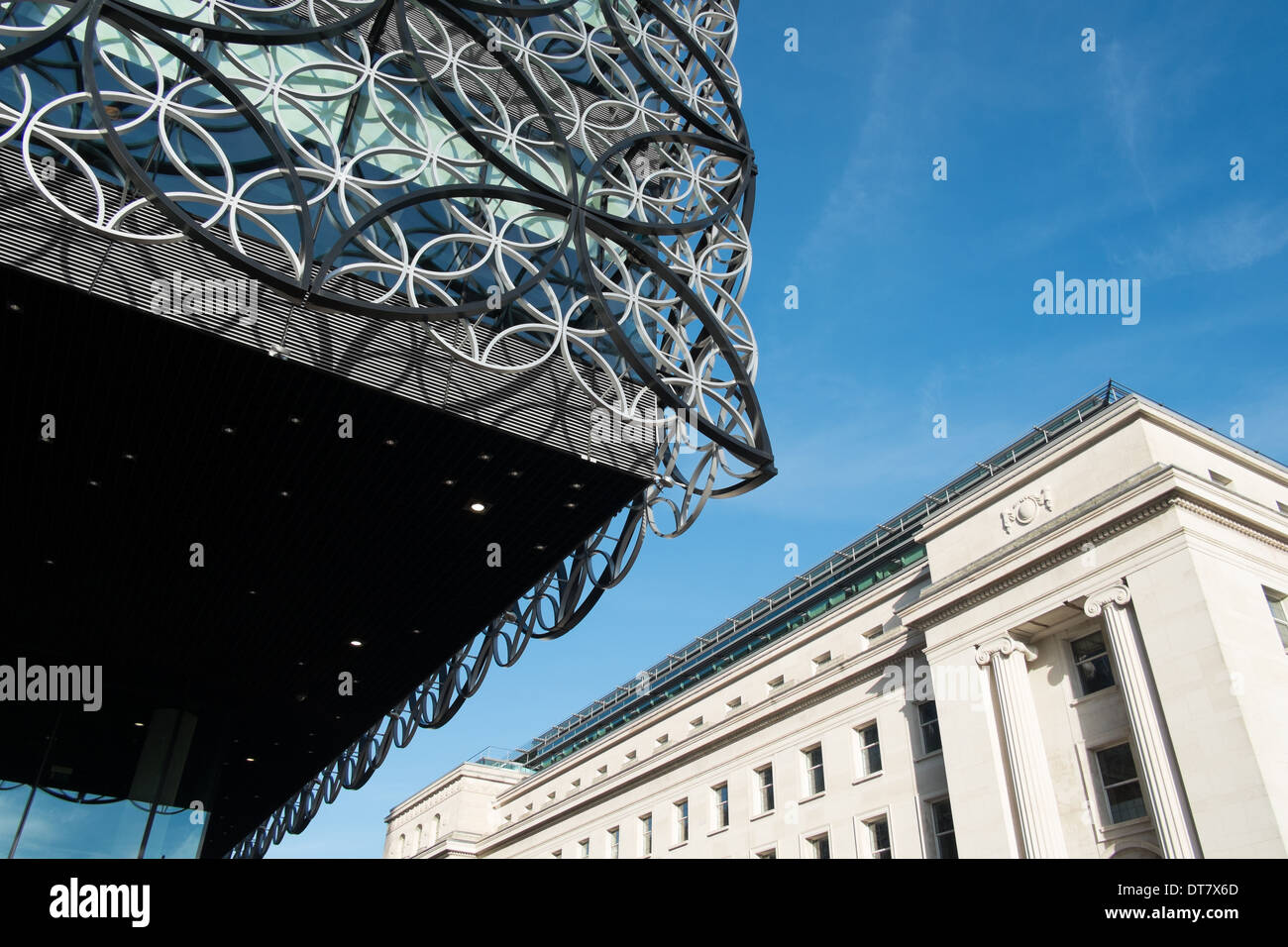 Birmingham library and Baskerville House, Centenary Square, Birmingham Stock Photo Alamy