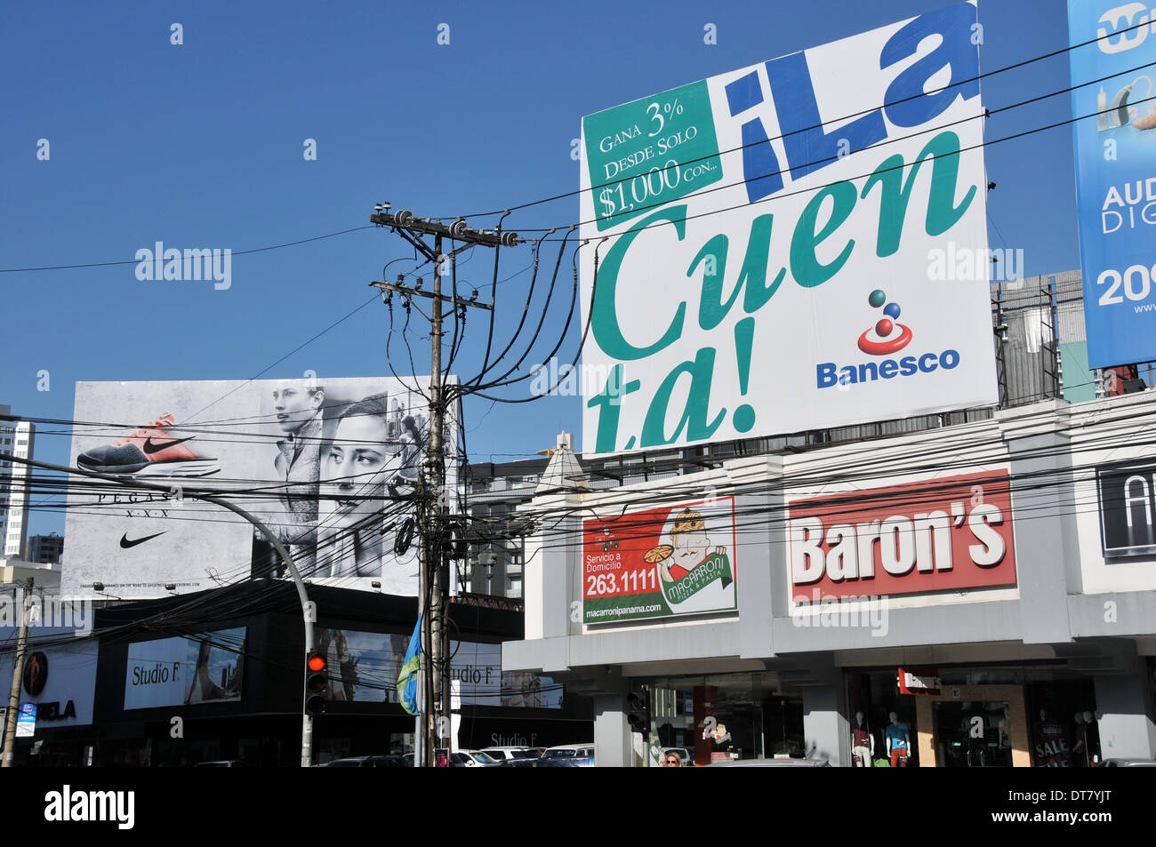 street scene via Espana Panama city Panama Stock Photo 66558208 Alamy