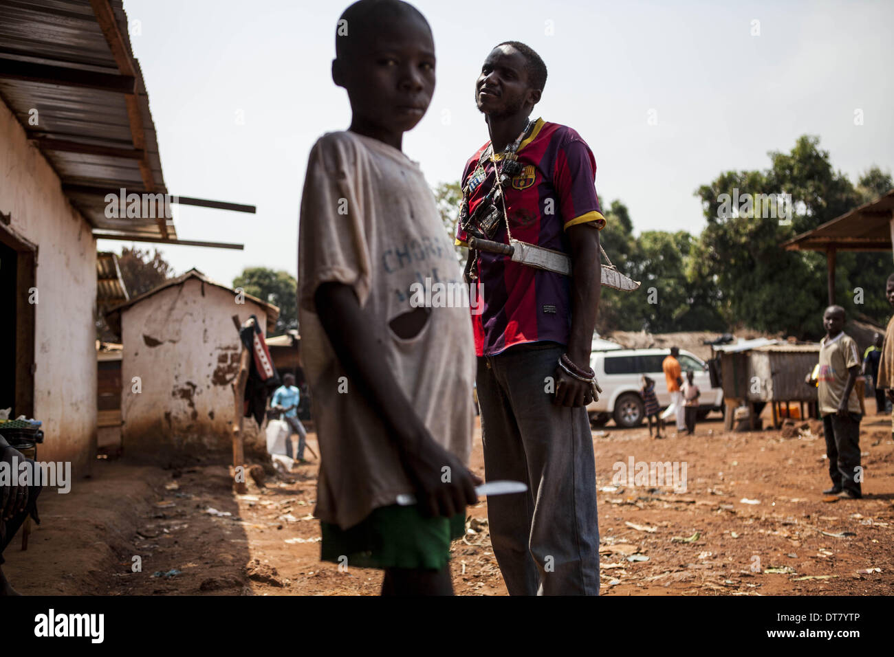 Central African Republic, Bangui Fighter's Market Stock Photo - Alamy