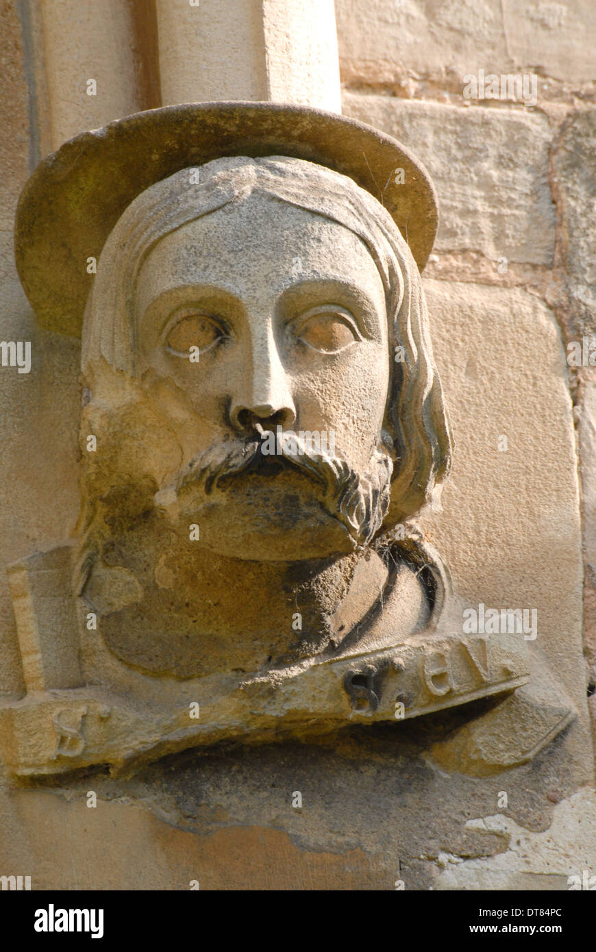 Stone Heads on a church in Barnby Dun, South Yorkshire, England Stock Photo Alamy