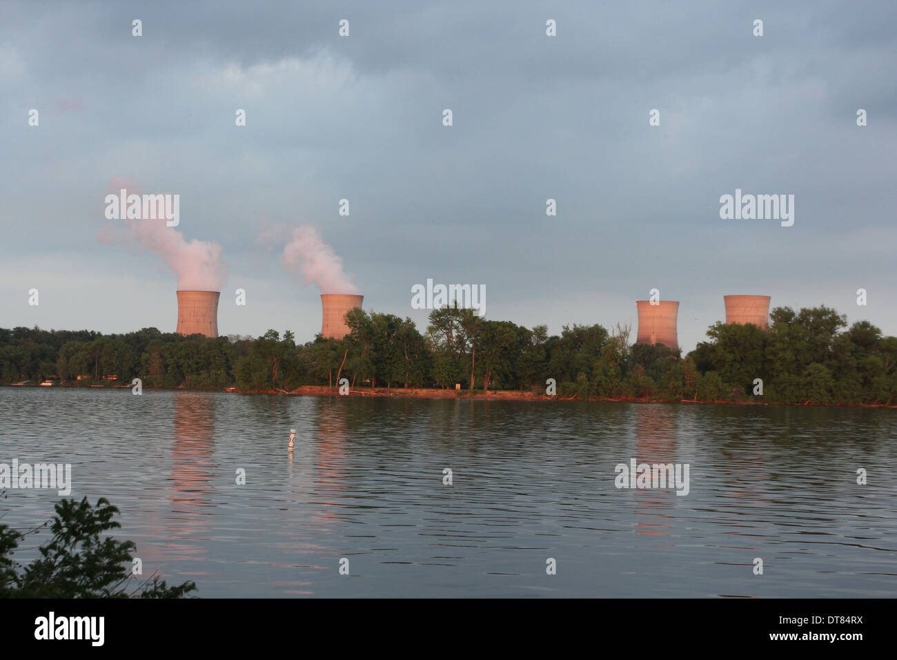 Nuclear power plant (NPP) located on Three Mile Island in the ...