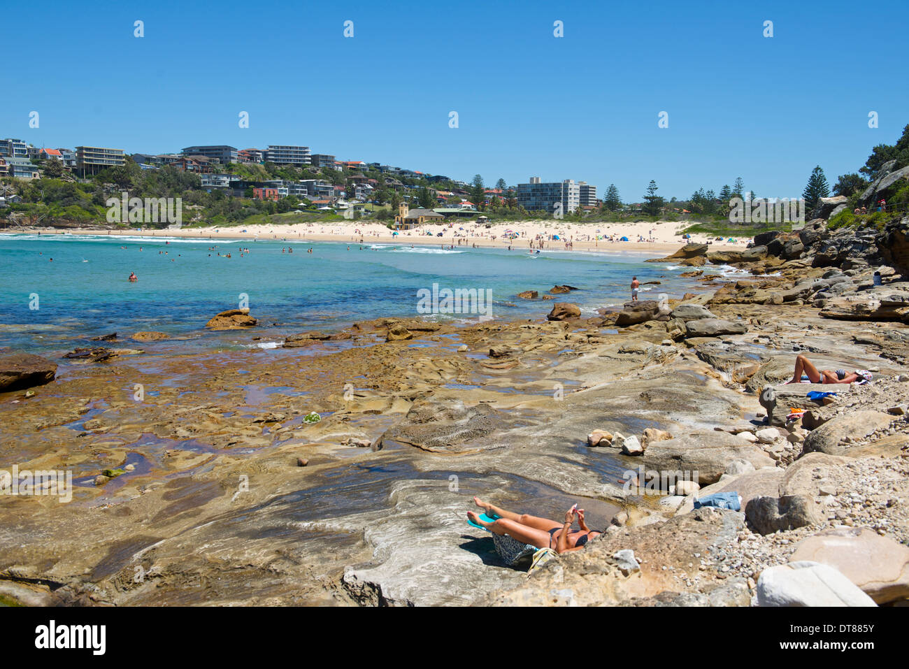 Freshwater Beach north of Manly Sydney Australia Stock Photo
