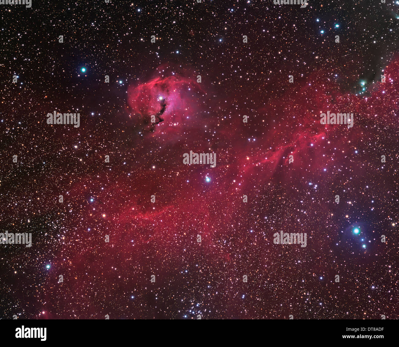 IC 2177 nebulosity. Stock Photo