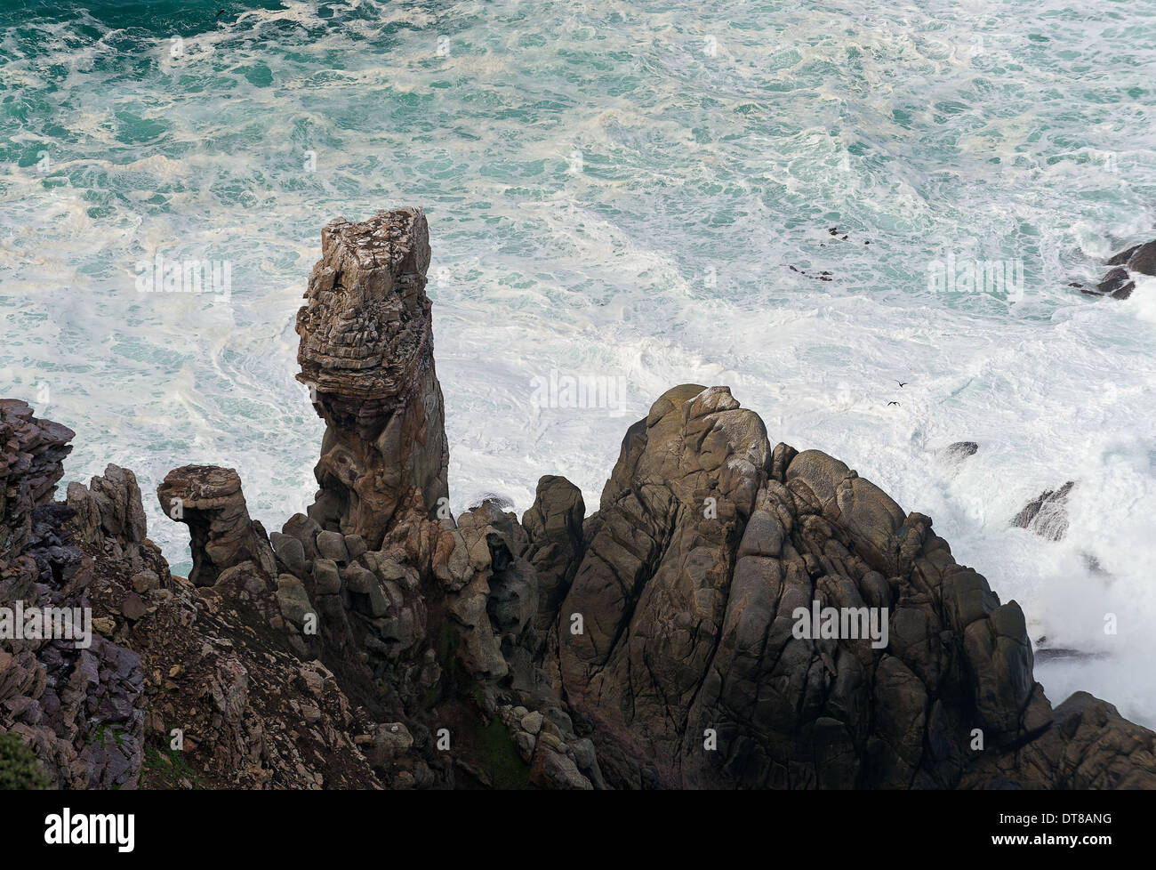Rocks and Waves Stock Photo - Alamy