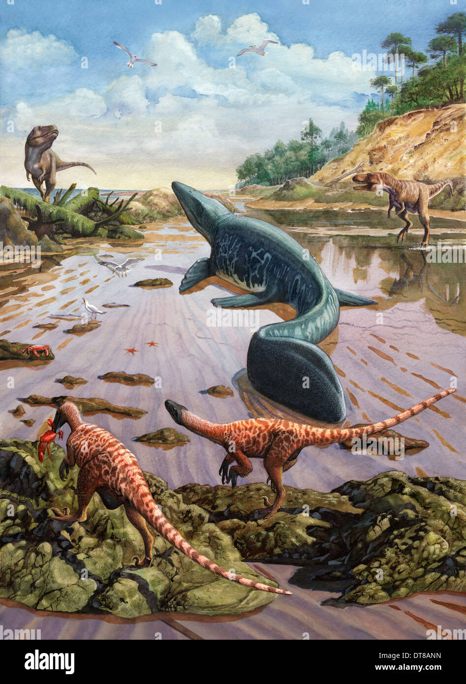 mosasaurus attack