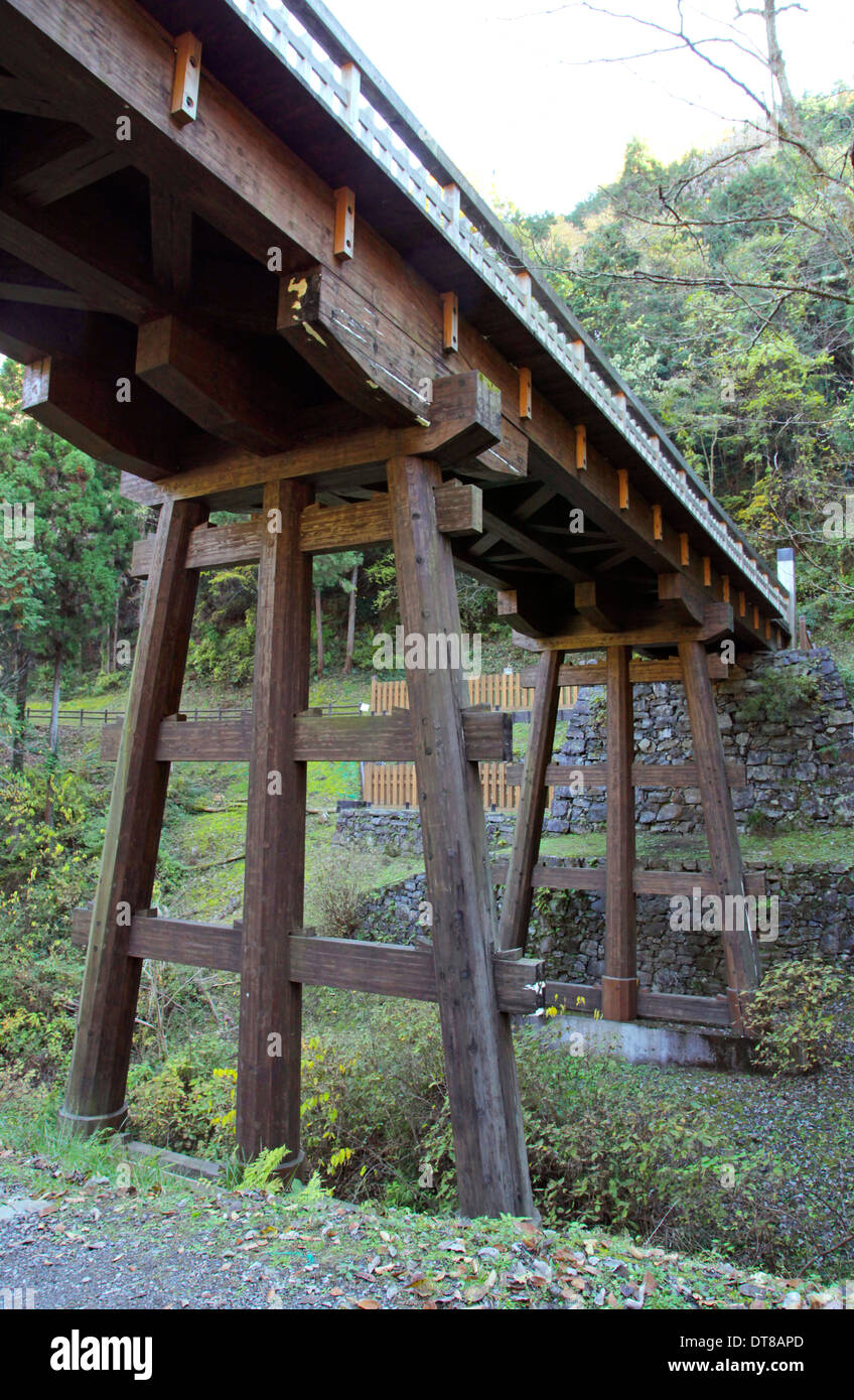 Hachioji Castle Hikibashi bridge Tokyo Japan Stock Photo