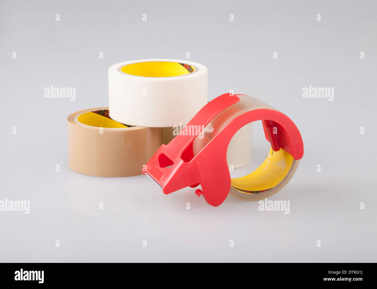 Adhesive tapes and holder dispenser best for wrapping box or others