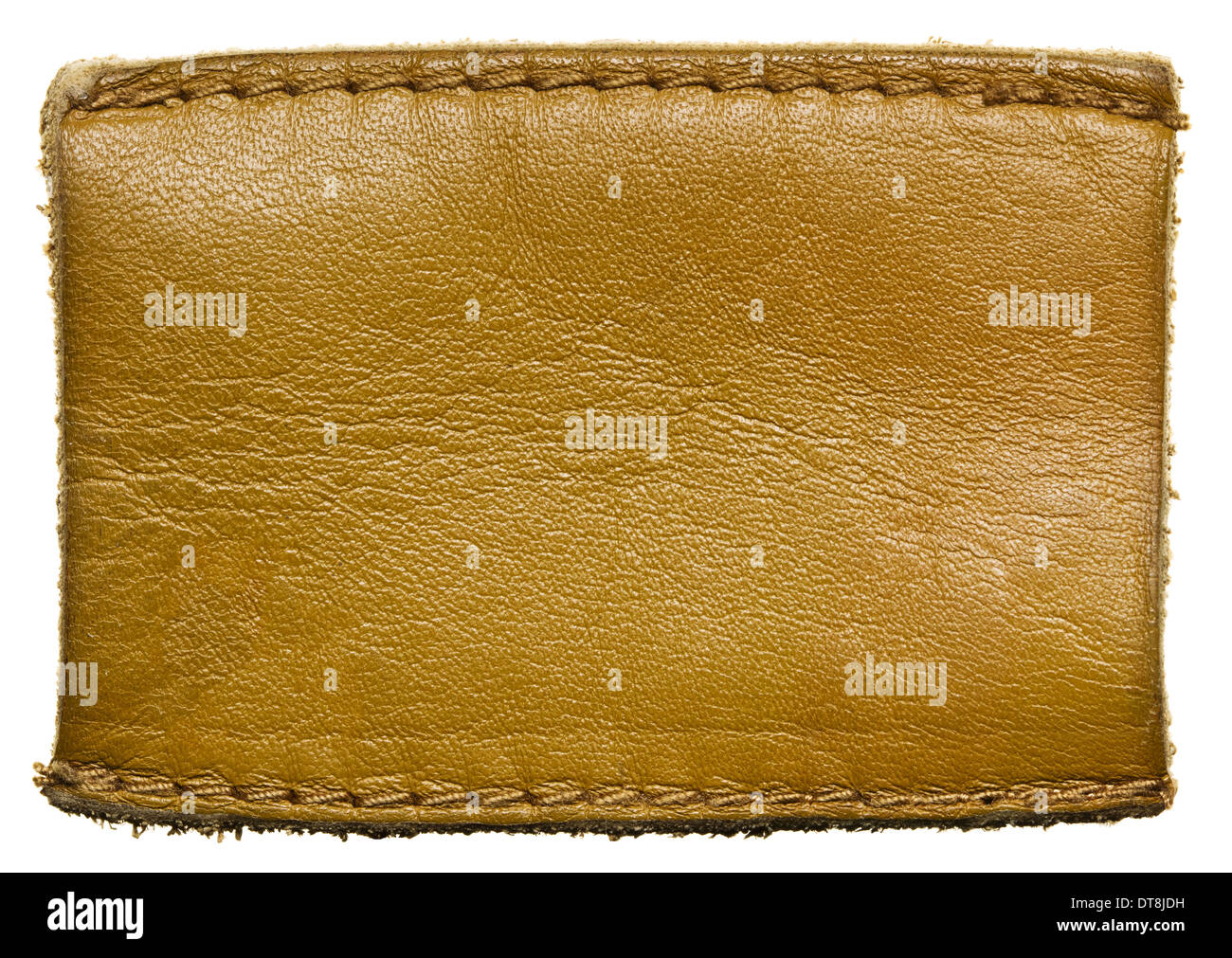 Blank leather jeans label, isolated Stock Photo - Alamy