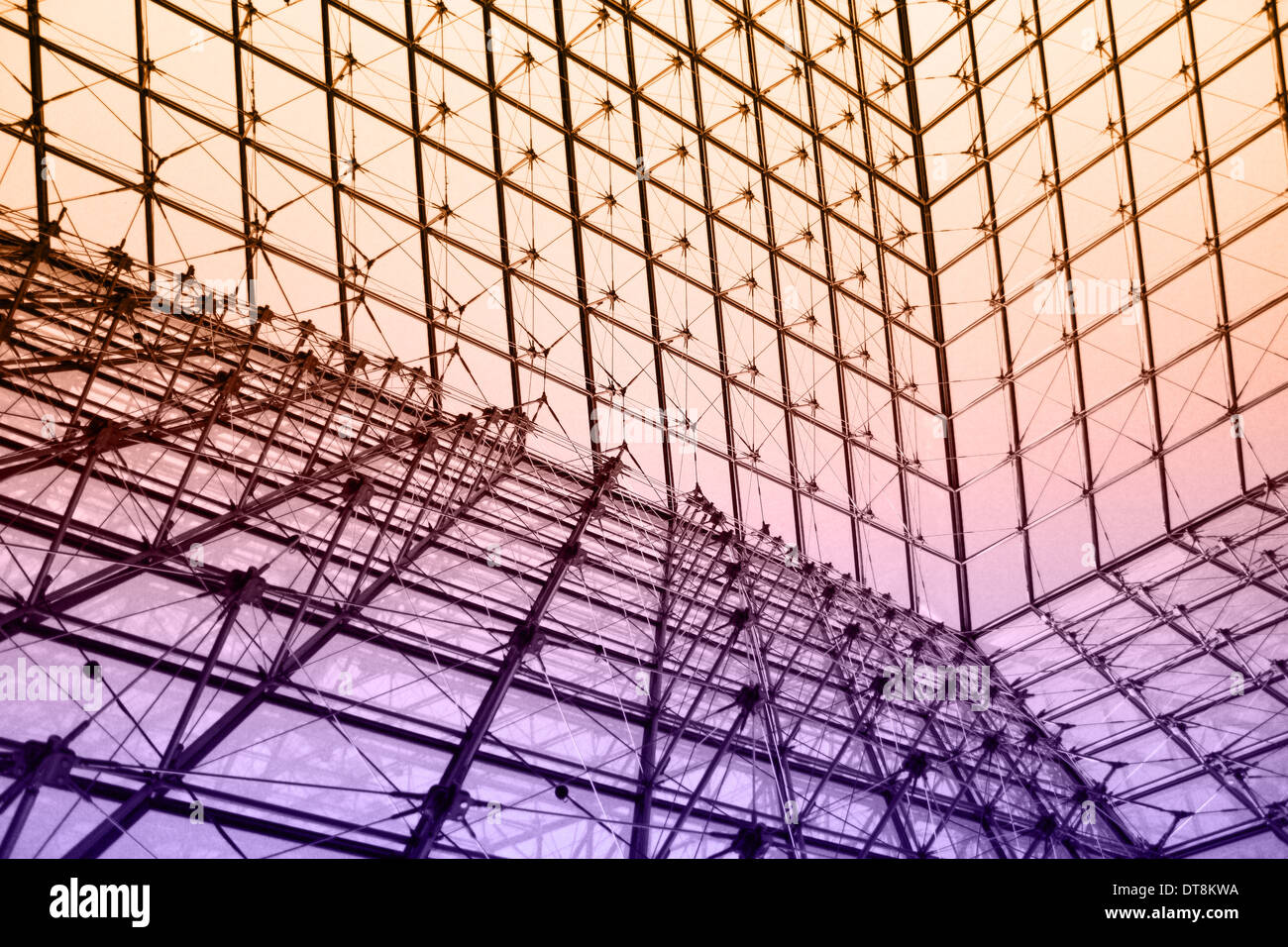 Architechtural supports pattern Stock Photo - Alamy