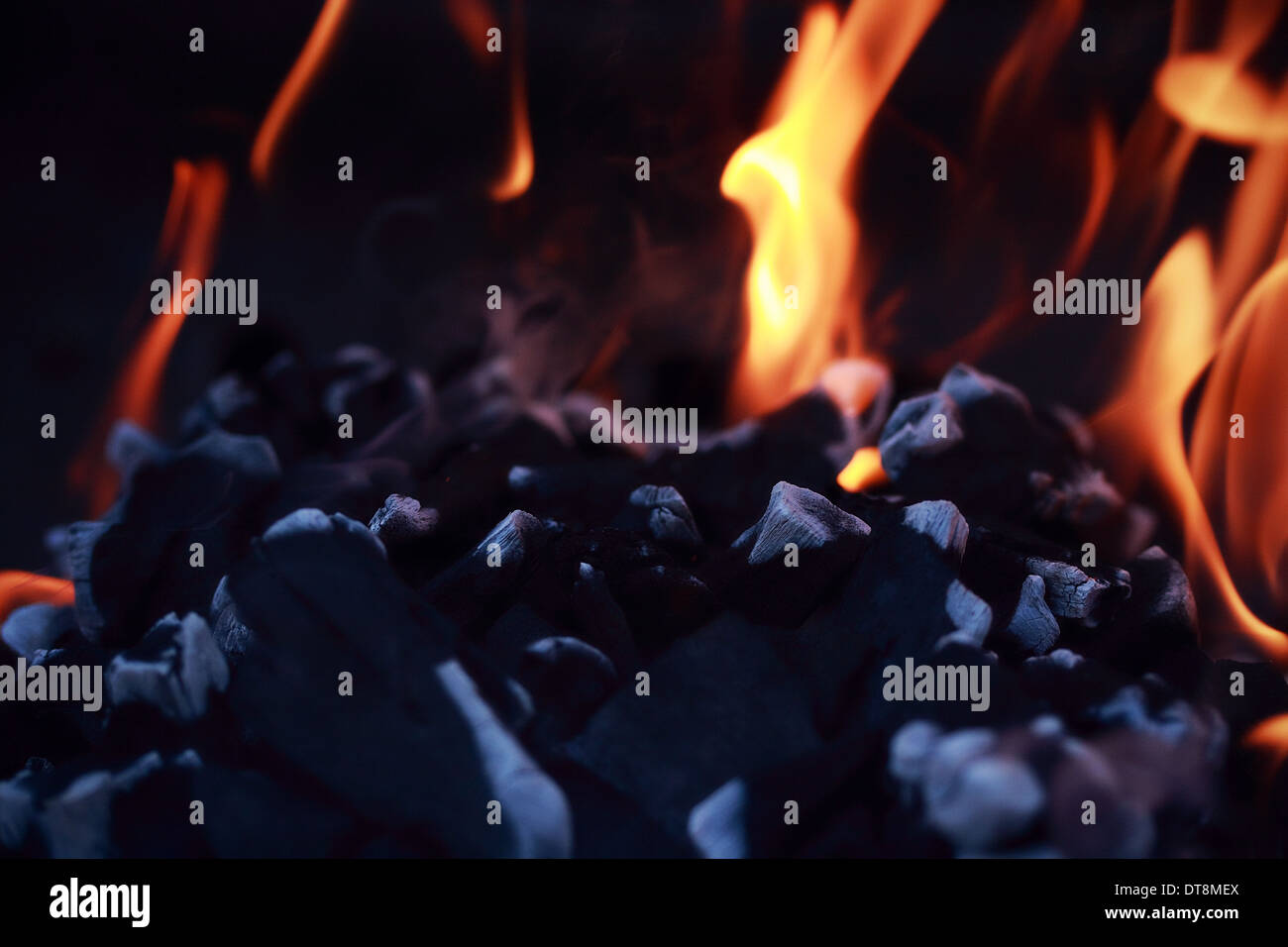 Barbecue coals Stock Photo