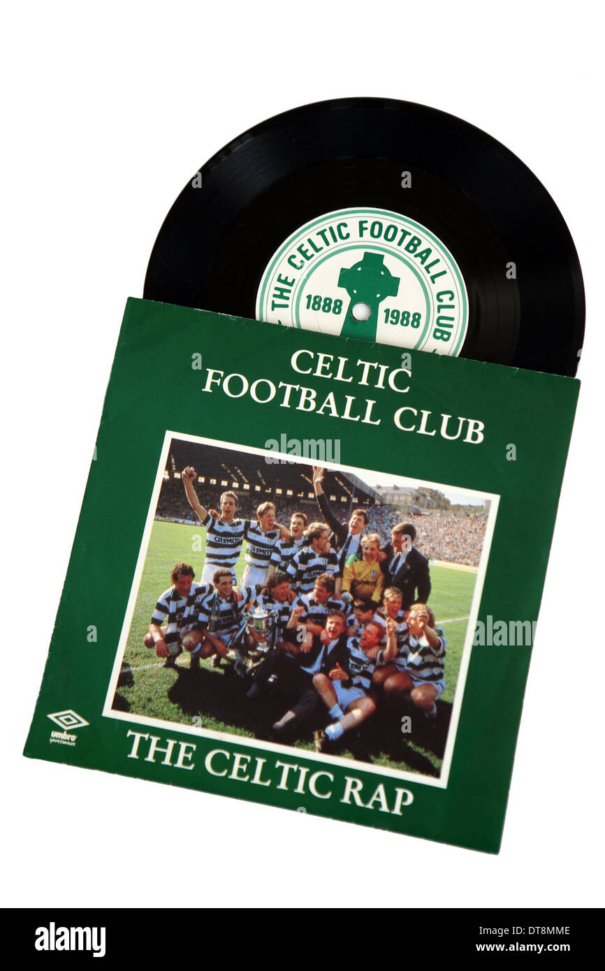Celtic Football Club record 'The Celtic Rap' produced to celebrate the clubs centenary Stock Photo