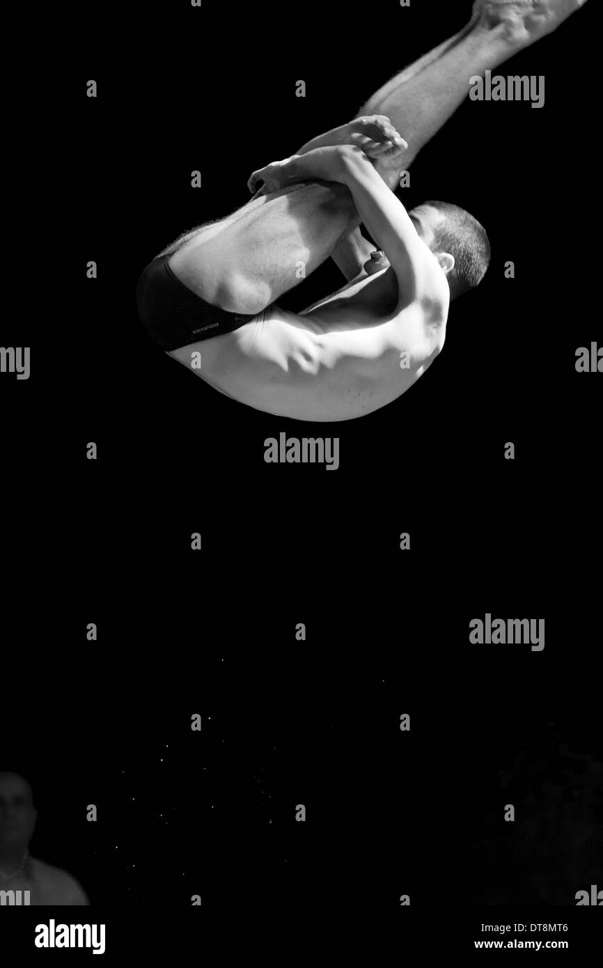 Dive jump Stock Photo Alamy