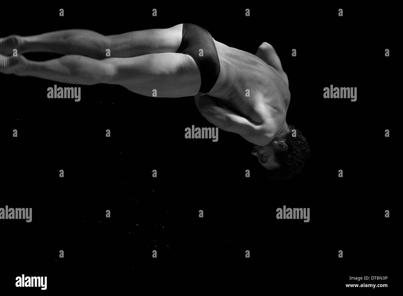 Dive jump Stock Photo Alamy