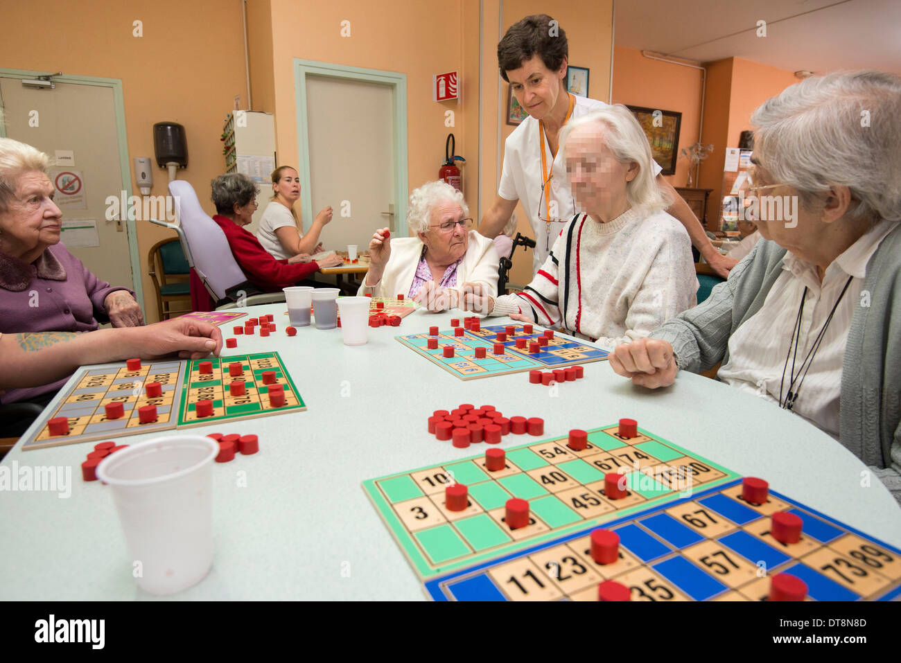 HOME FOR THE AGED Stock Photo Alamy