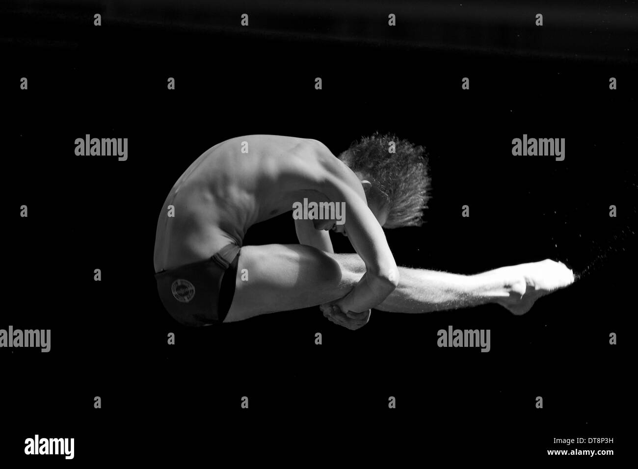 Dive jump Stock Photo Alamy