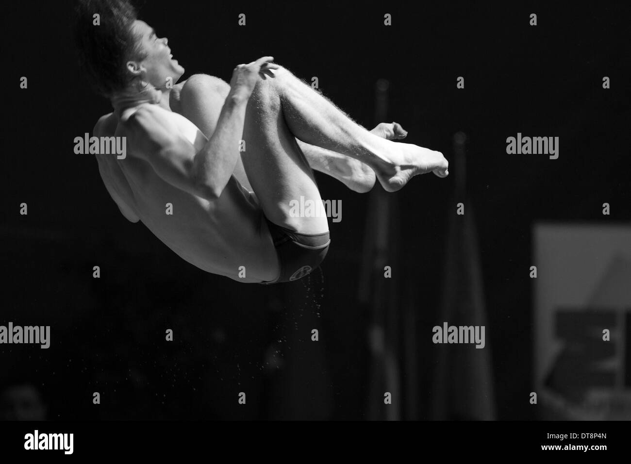 Dive jump Stock Photo Alamy