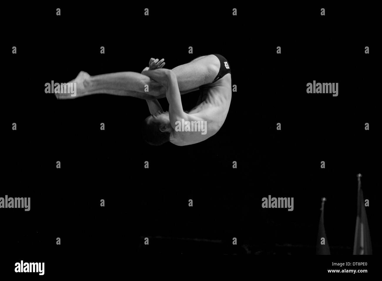 Dive jump Stock Photo Alamy