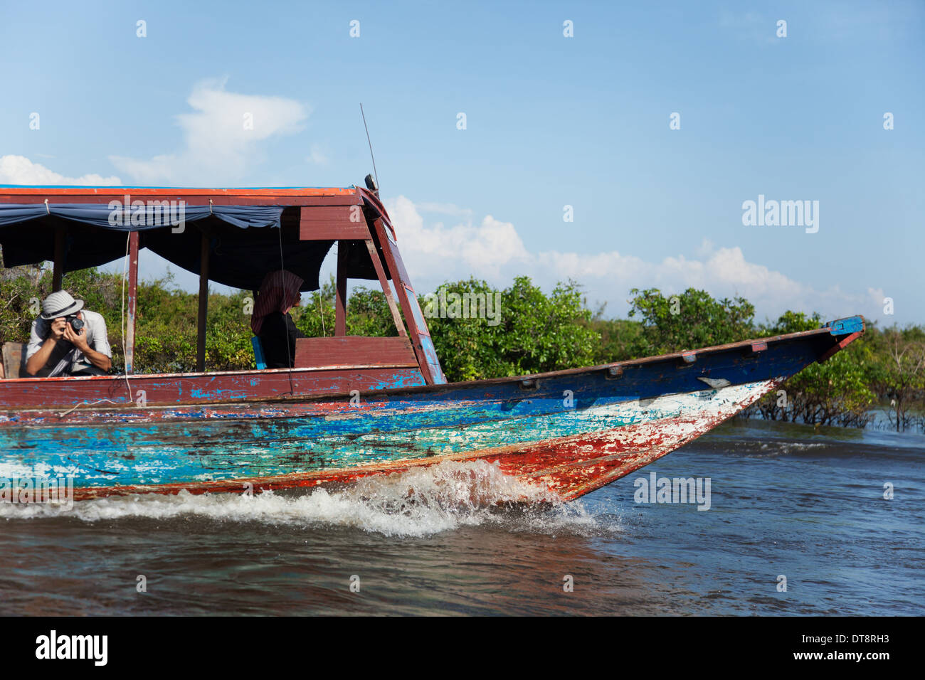 Boat on Tonle Sap Stock Photo - Alamy