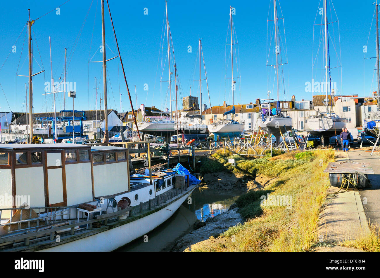 Sussex Yacht Club, Shoreham-by-Sea, West Sussex, England, UK Stock Photo