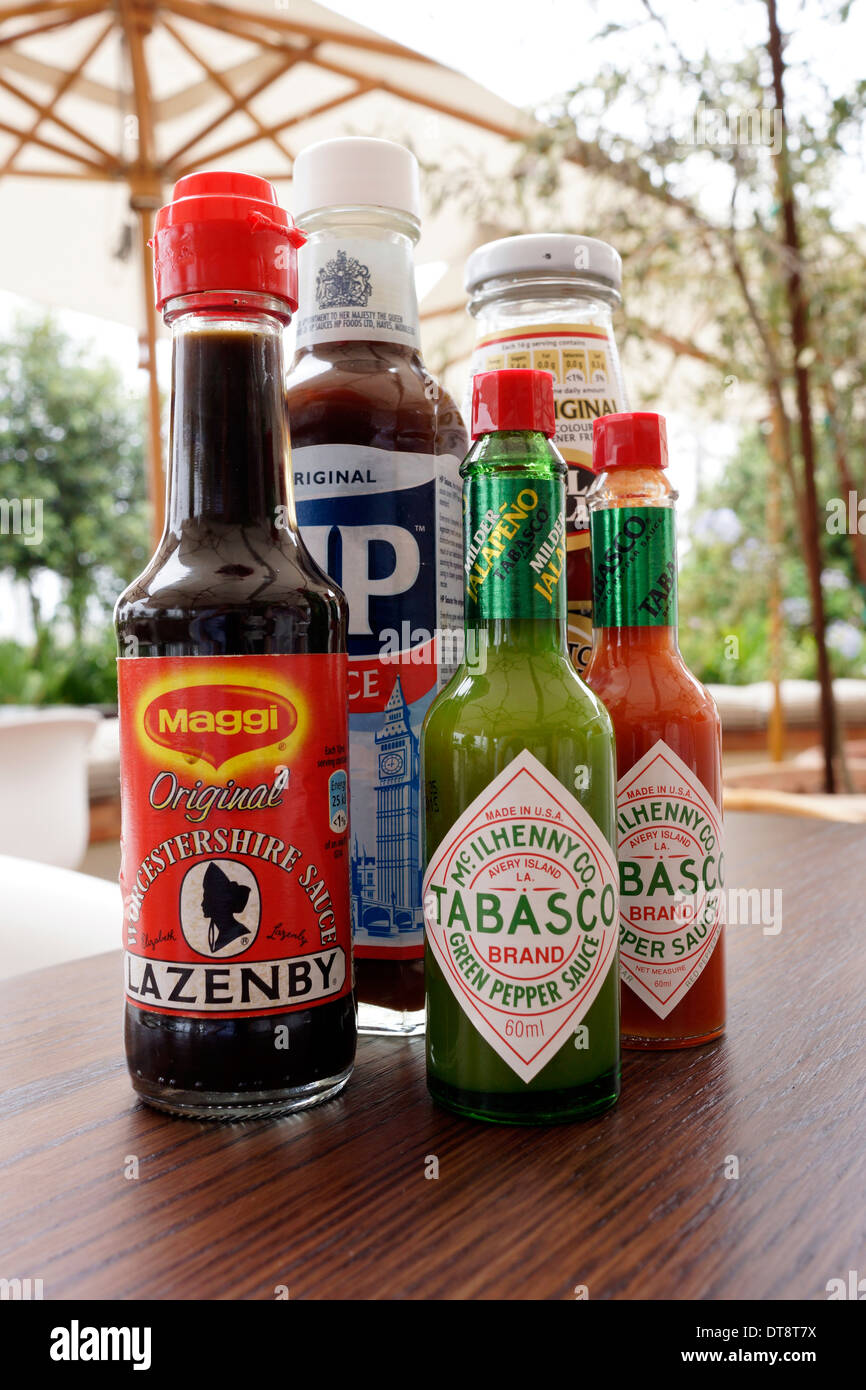 Condiments on restaurant table hires stock photography and images Alamy