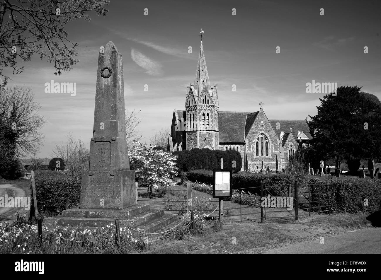 St Johns Church, Lower Shuckburgh village, Warwickshire, England; Britain; UK Stock Photo