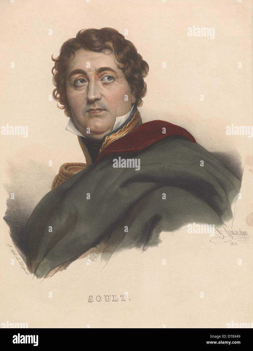 Marshal General Nicolas Jean-de-Dieu Soult, 1835. Artist: Anonymous Stock Photo
