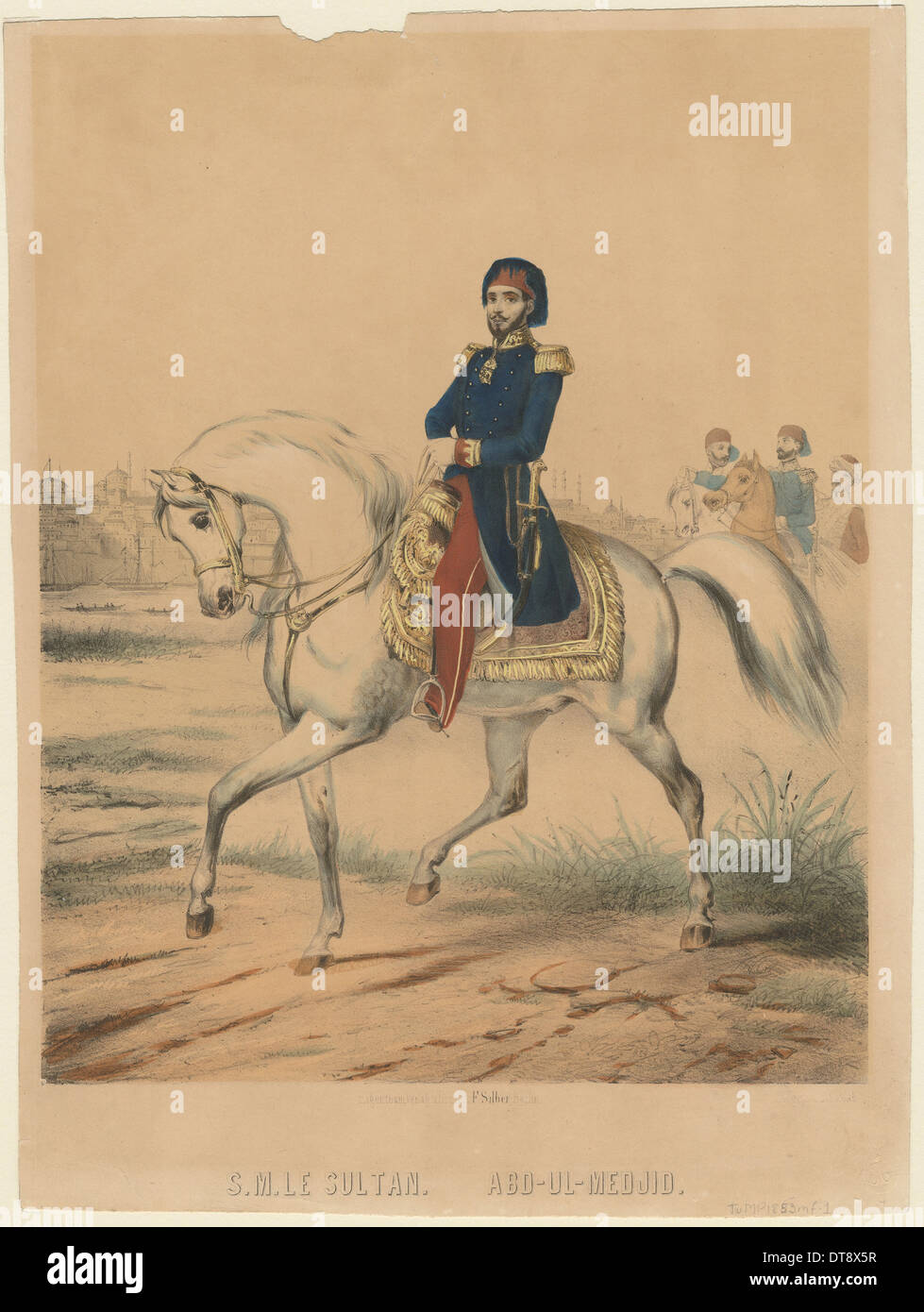 Sultan Abdülmecid I (1823-1861), 1853. Artist: Anonymous Stock Photo
