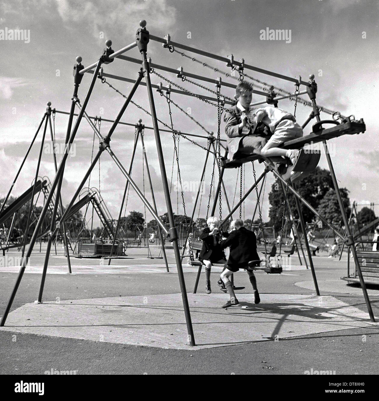 Children playground 1960s High Resolution Stock Photography and Images Alamy