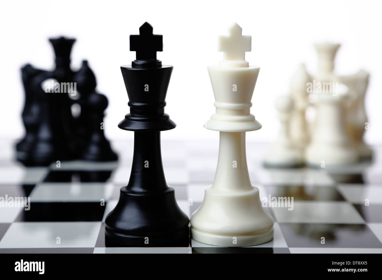 King chess piece Black and White Stock Photos & Images - Alamy