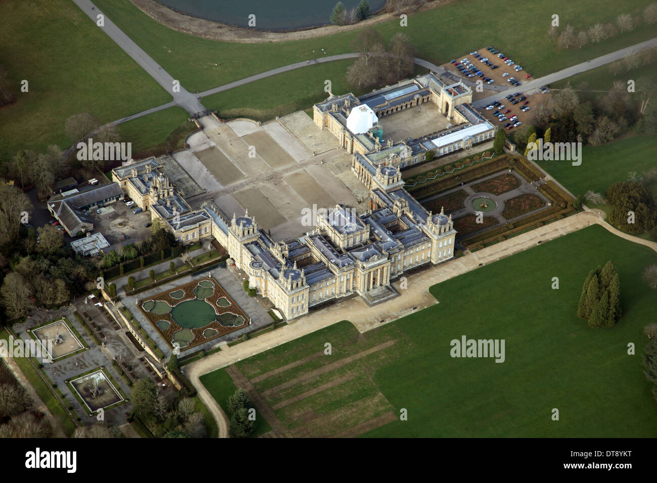 Blenheim palace aerial hires stock photography and images Alamy