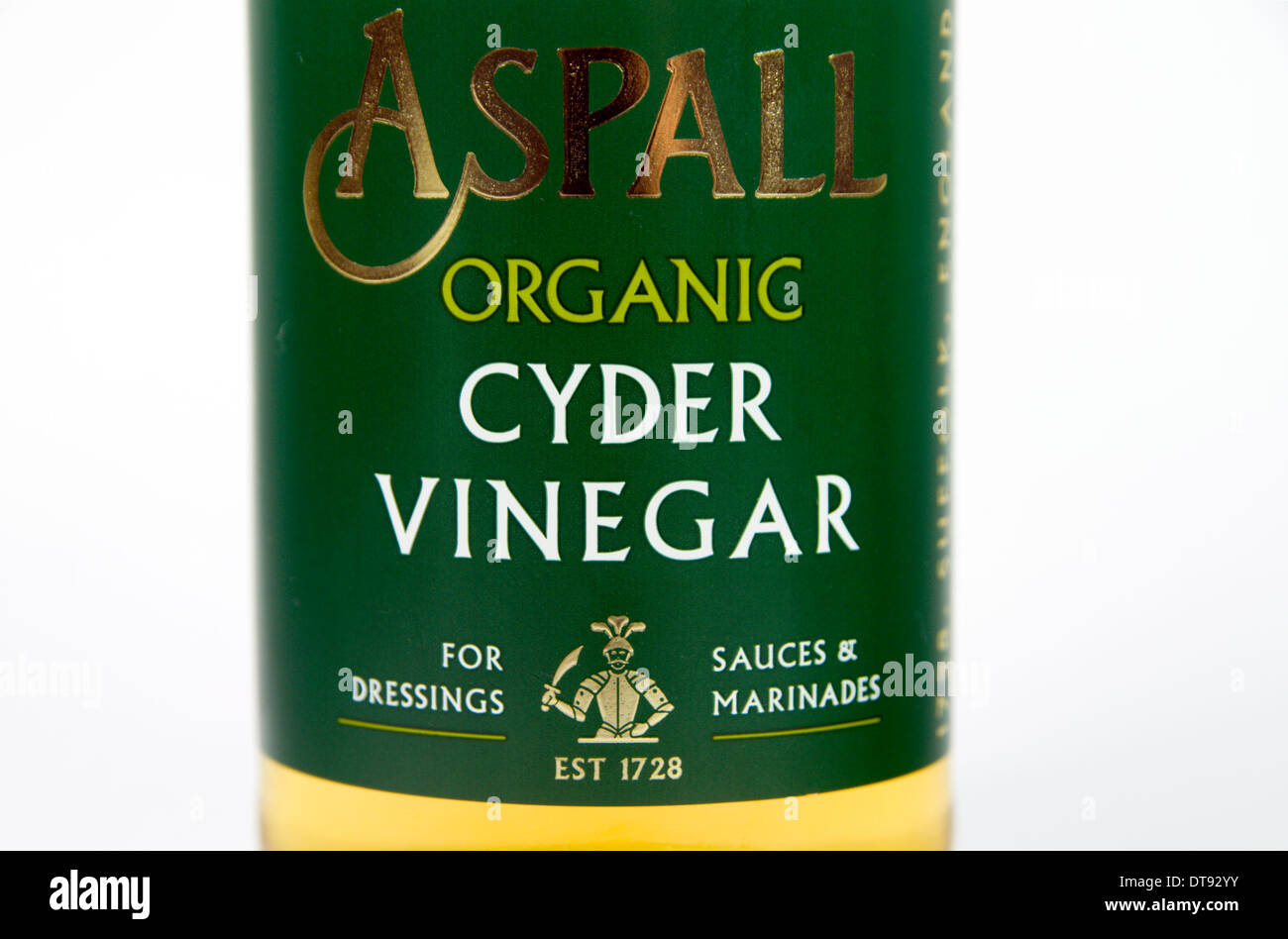 Cyder vinegar bottle Stock Photo
