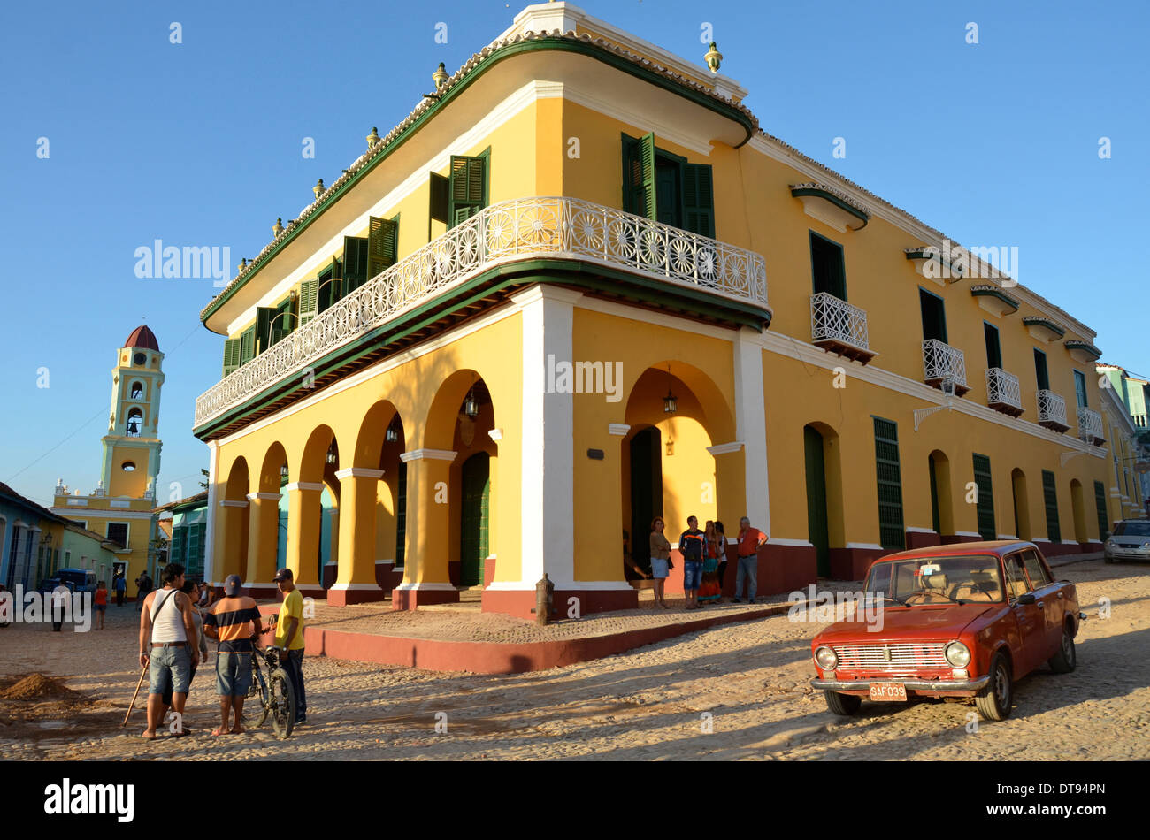 Palacio Brunet, Trinidad, Cuba. Museo Romantico, housing furniture and items belonging to wealthy local families Stock Photo