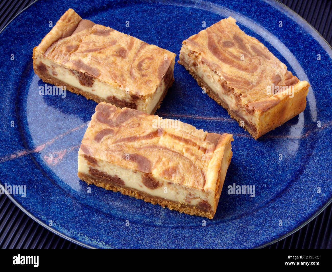 Peanut butter chocolate cheesecake slice Stock Photo Alamy
