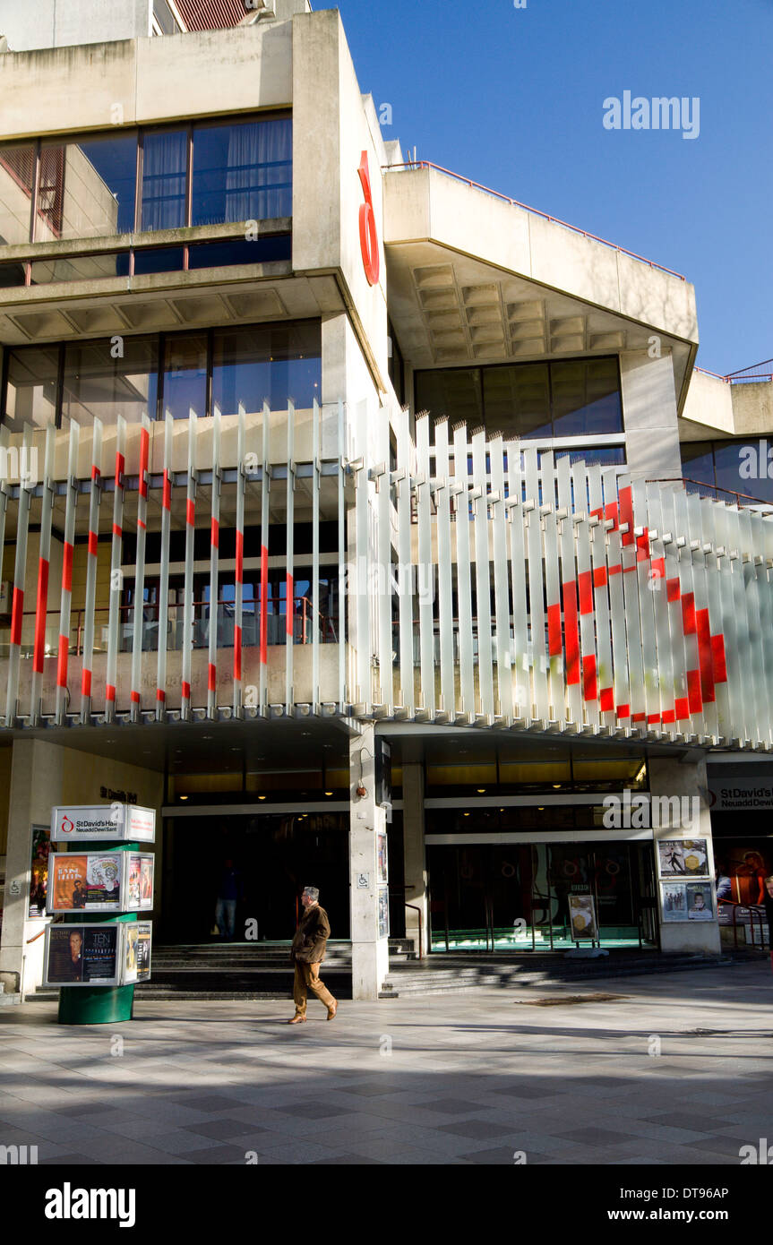 Saint Davids Hall, Cardiff City Centre, Wales Stock Photo Alamy