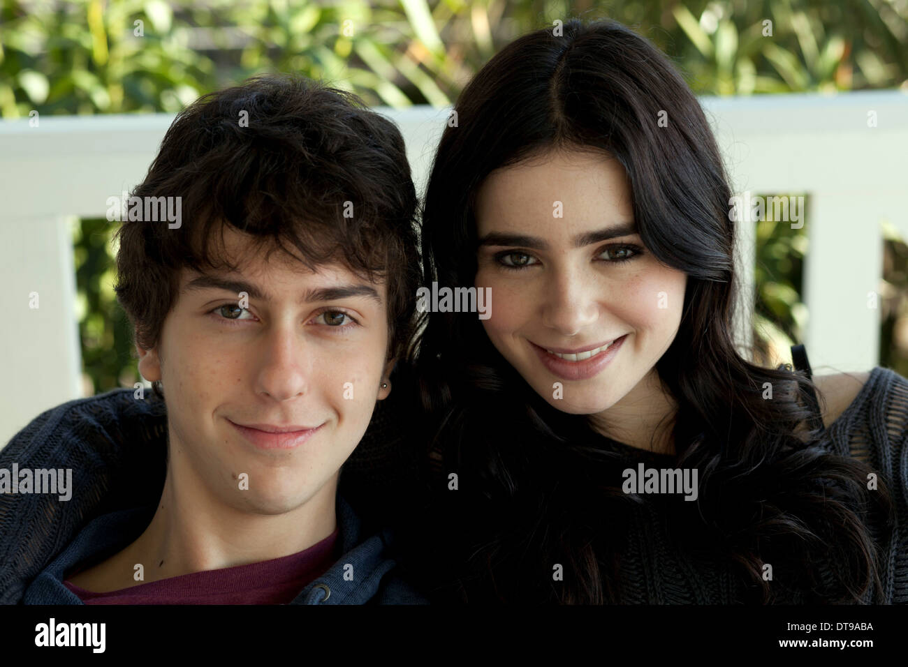 Nat Wolff Lily Collins Stuck In Love 2012 Stock Photo Alamy