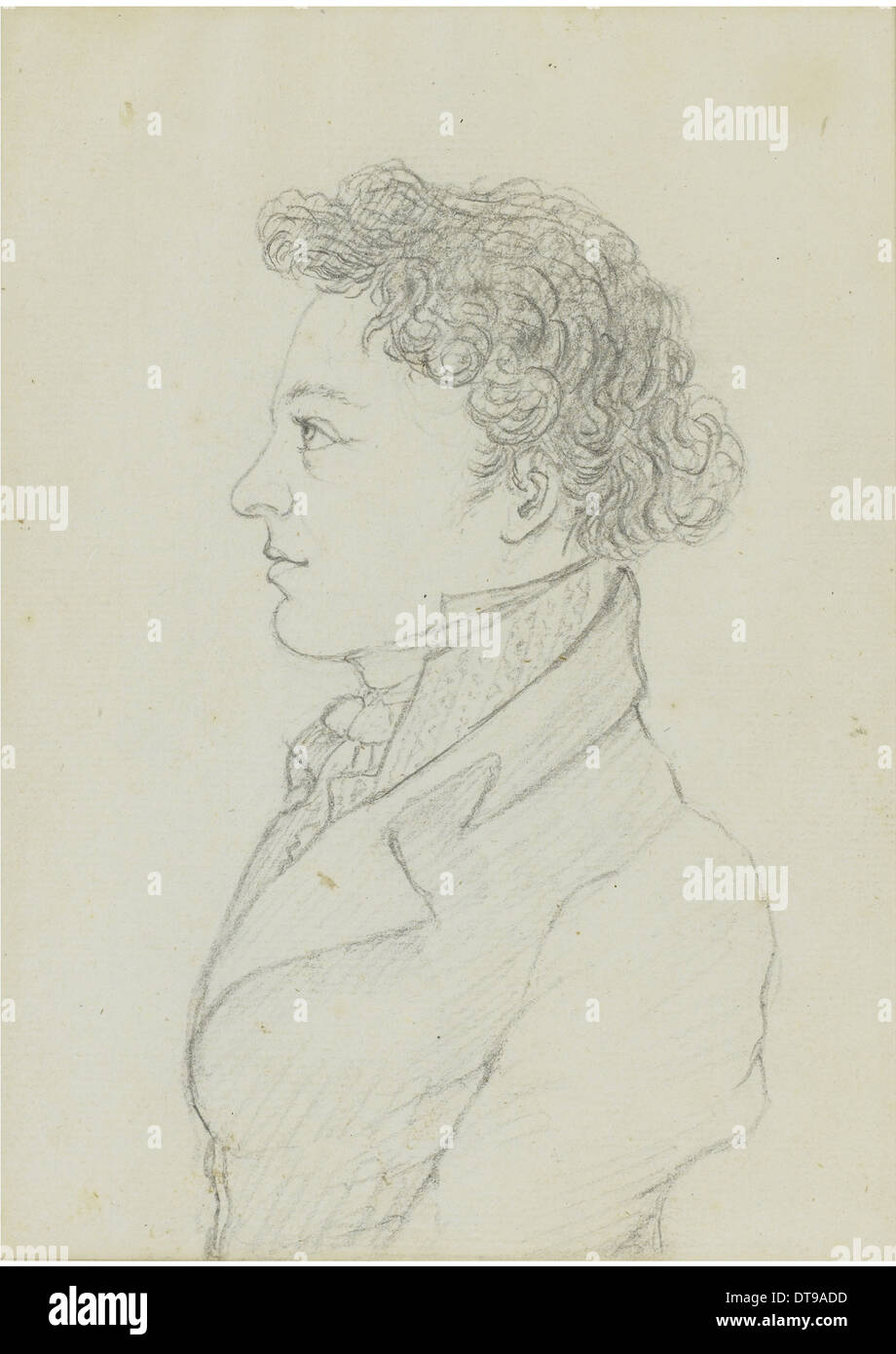 Franz Schubert (1797-1828), at the age of 17 years, ca 1814. Artist: Schober, Franz von (1796-1882) Stock Photo